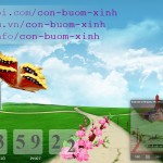 Con bướm xinh Web Screensaver - Con bướm xuân