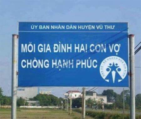 Mỗi gia đình hai con vợ chồng hạnh phúc