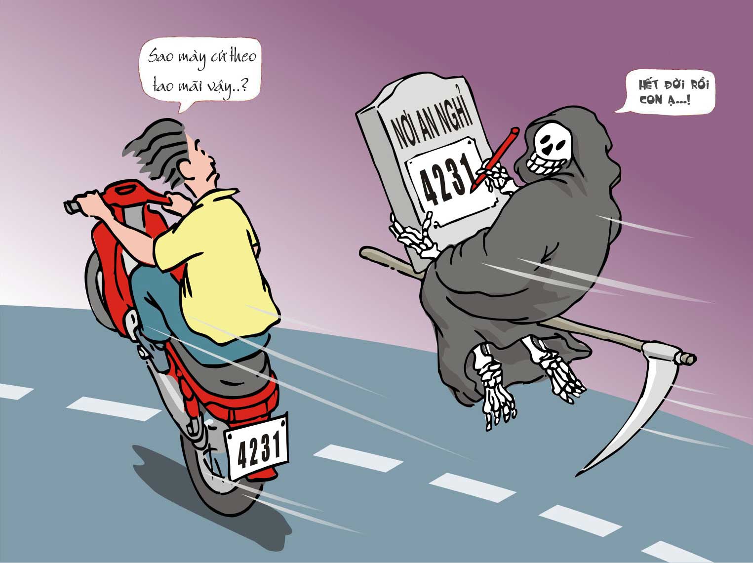 Sao mày cứ theo tao mãi vậy?!