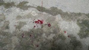 Máu em đã đổ trên đường